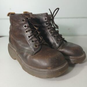 Vintage Brown Doc Dr. Martens Leather  Boots